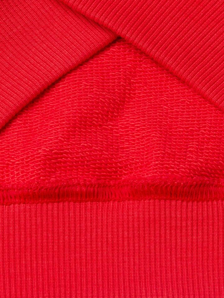 Benetton Cotton Sweatshirt With Print Red