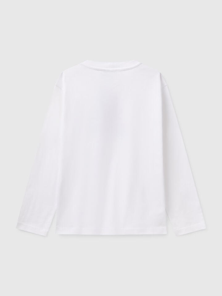 Benetton Cotton T-shirt White
