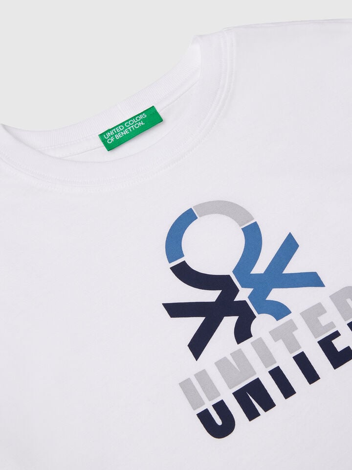 Benetton Cotton T-shirt White