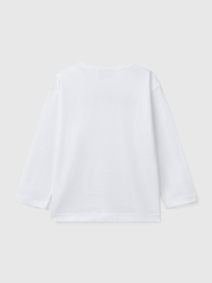 Benetton Cotton T-shirt White