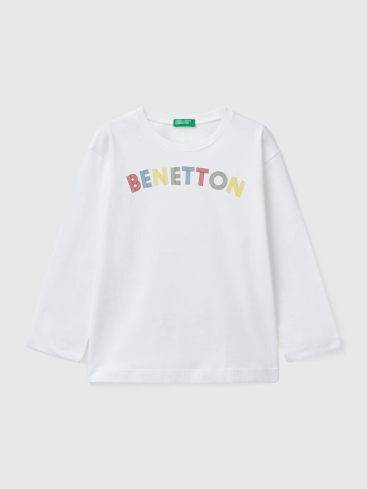 Benetton Cotton T-shirt White