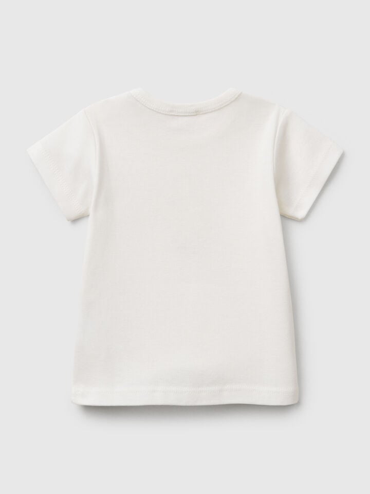 Benetton Cotton T-shirt White