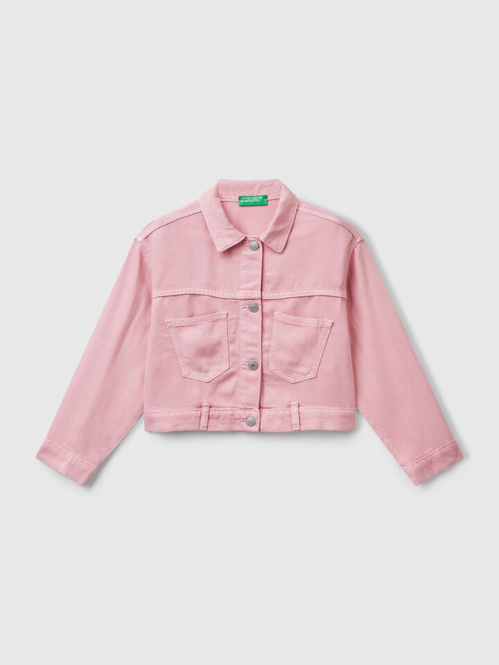 benetton Cropped jacket Pink