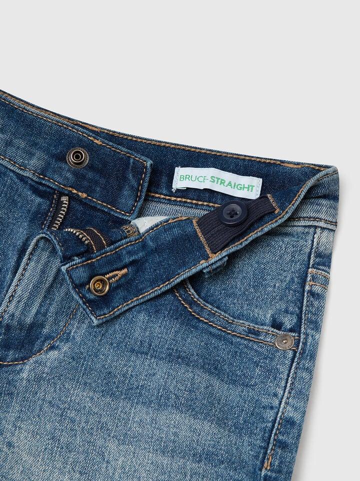 Benetton Denim Bermudas Blue