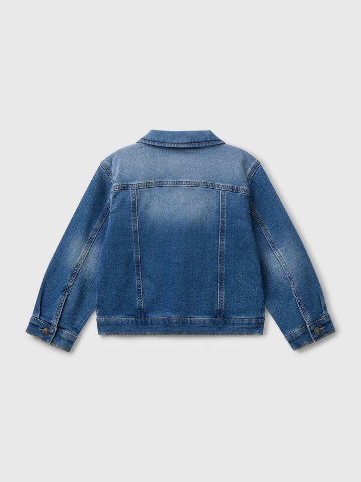 Benetton Denim Jacket Blue