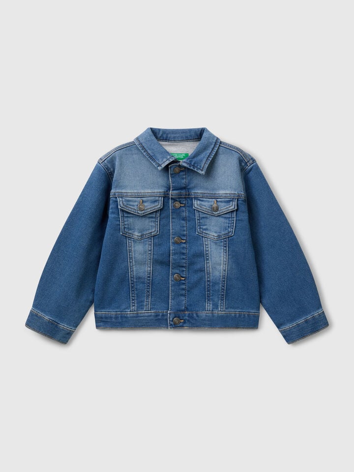 benetton Denim jacket Blue