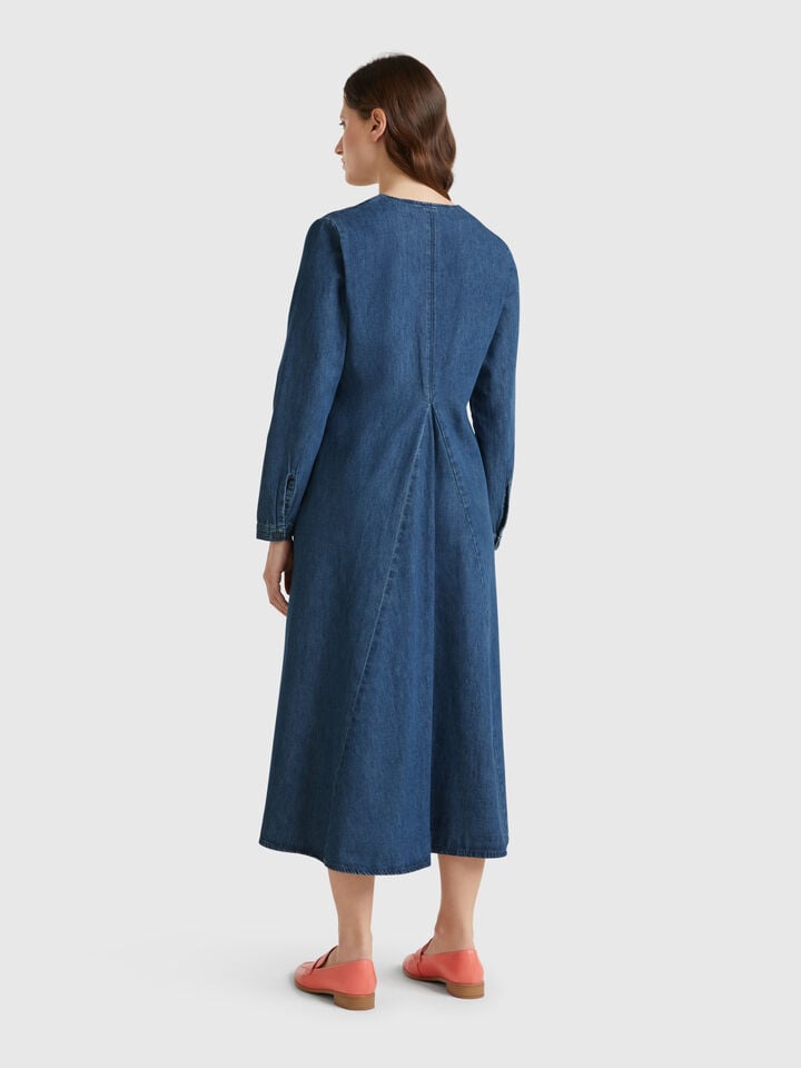 Benetton Denim Trousers Dark Blue