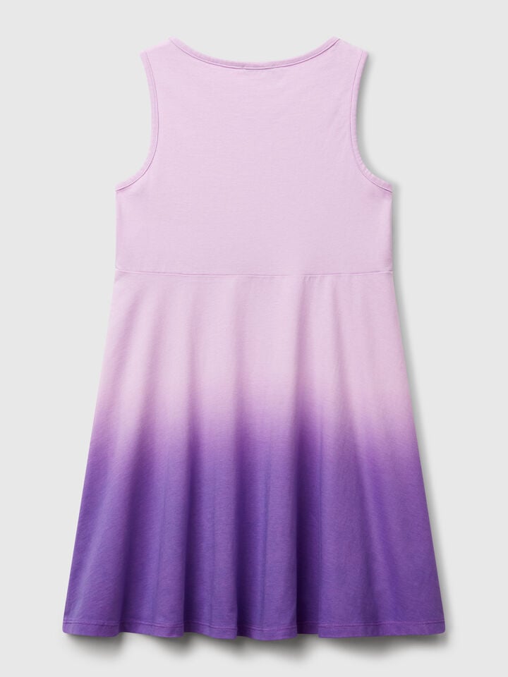 Benetton Dip-dye Dress Purple