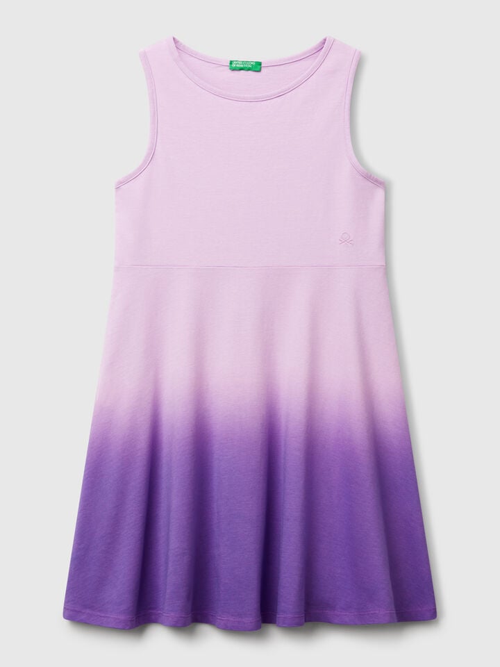 benetton Dip-dye dress Purple