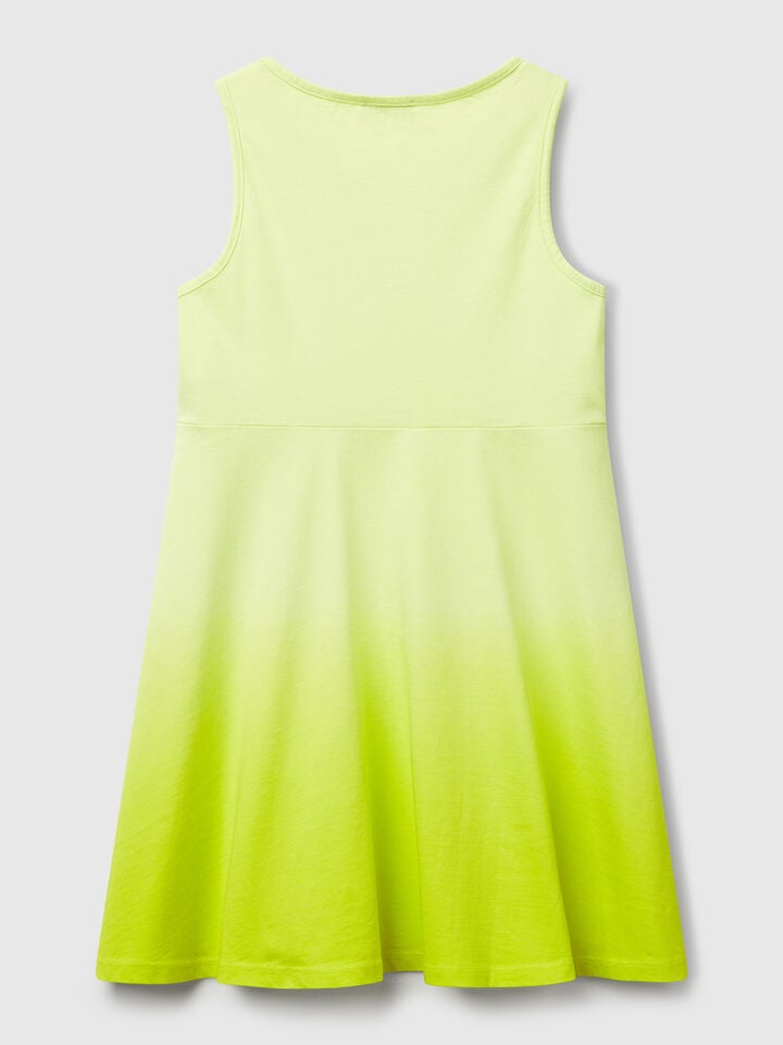 Benetton Dip-dye Dress Yellow