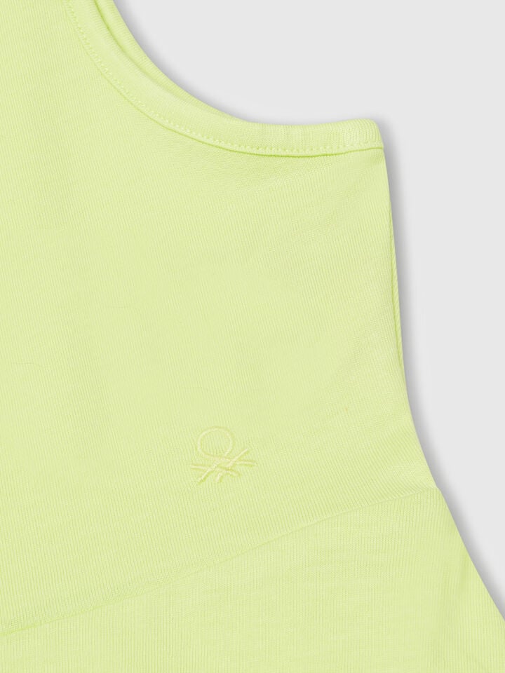 Benetton Dip-dye Dress Yellow