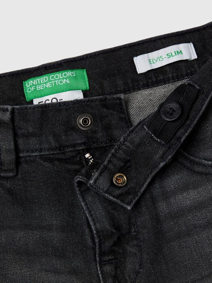 Benetton Five Pocket Jeans Black