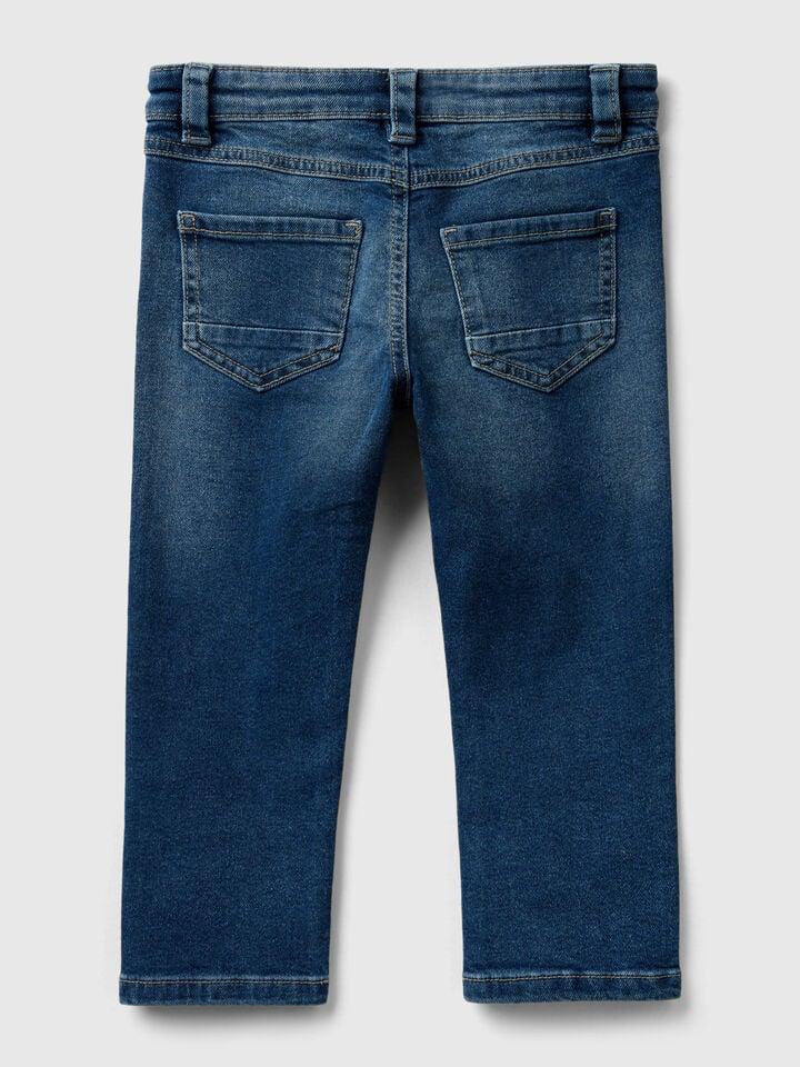 Benetton Five Pocket Jeans Blue