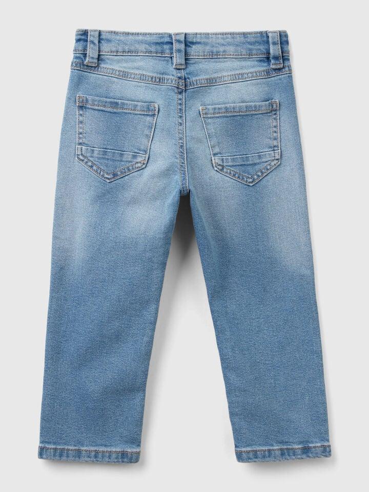 Benetton Five Pocket Jeans Light Blue