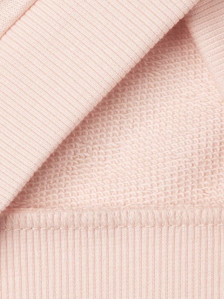 Benetton Hoodie In Cotton Soft Pink