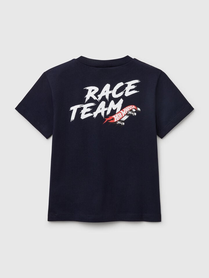 Benetton Hot Wheels Cotton T-shirt Dark Blue