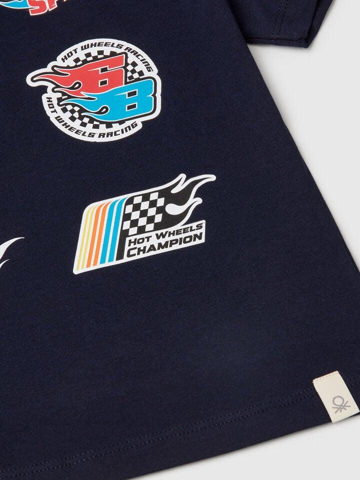 Benetton Hot Wheels Cotton T-shirt Dark Blue