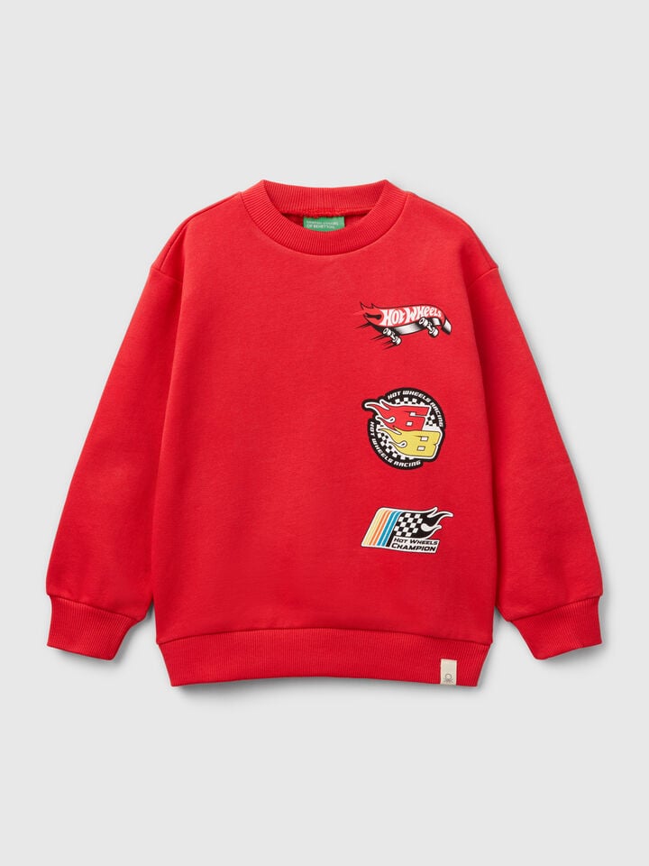 benetton Hot Wheels sweatshirt Red