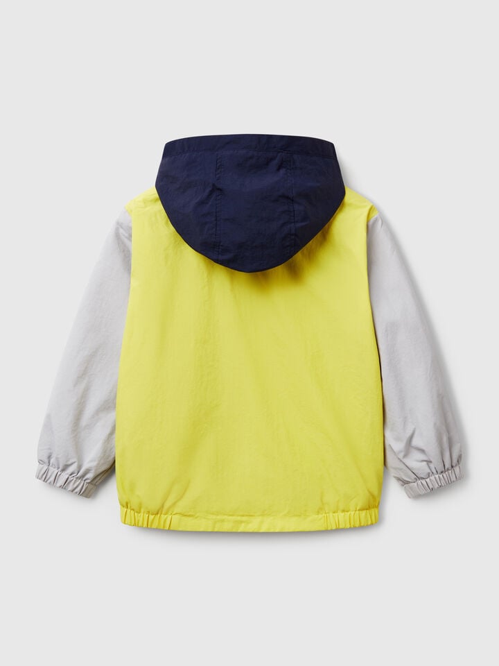 Benetton Jacket With Hood Multi-color
