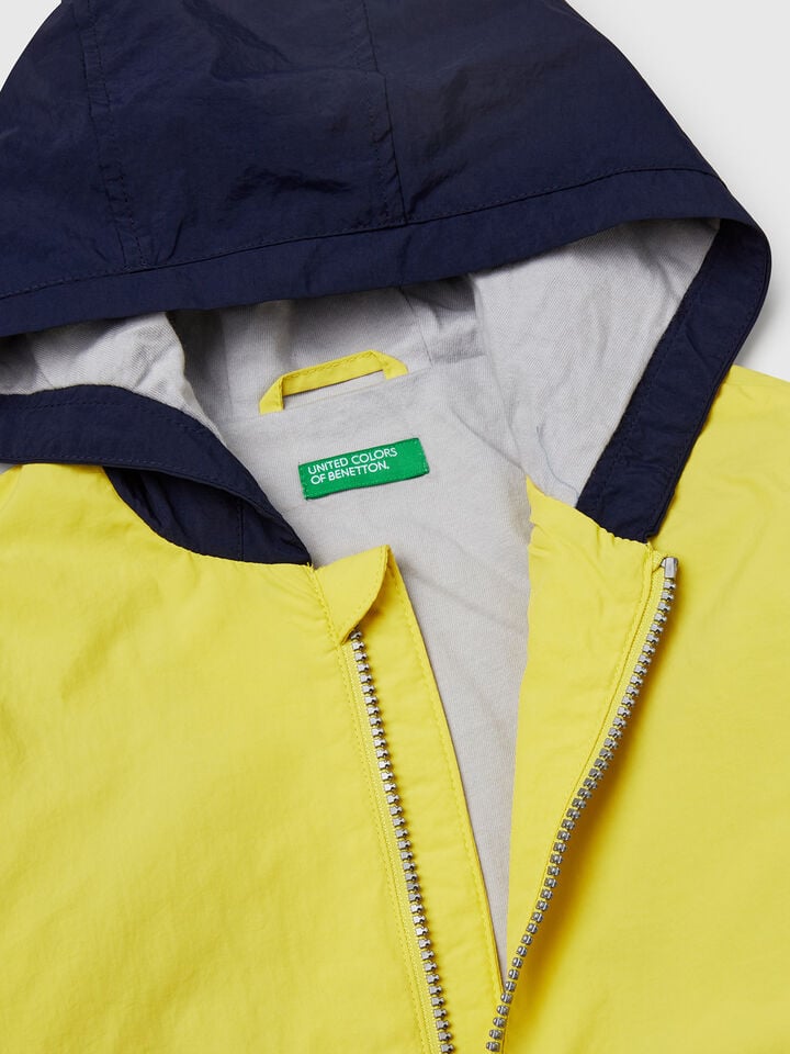 Benetton Jacket With Hood Multi-color