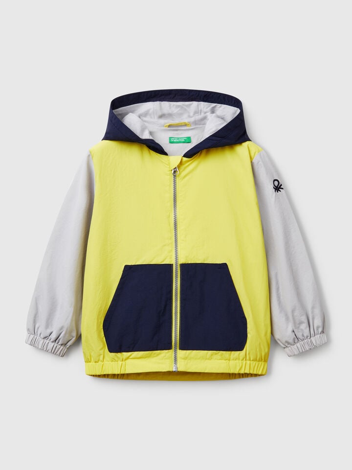 benetton Jacket with hood Multi-color