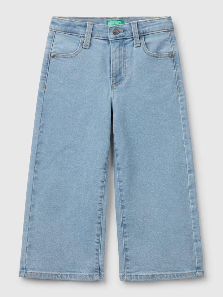 benetton Jeans in cotton blend Light Blue
