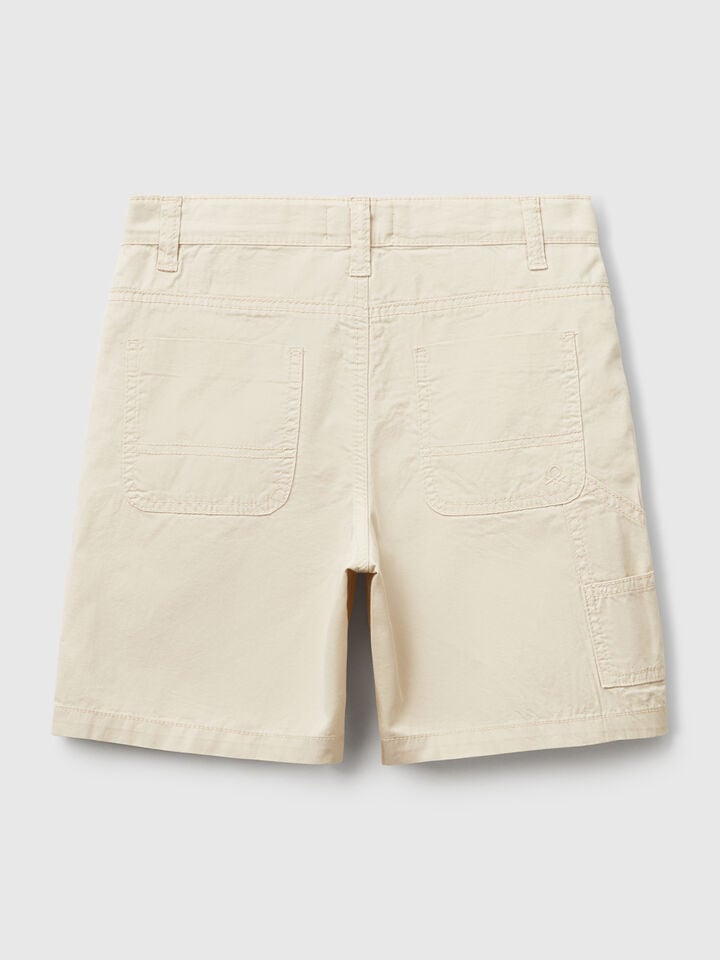 Benetton Lightweight Bermudas Beige