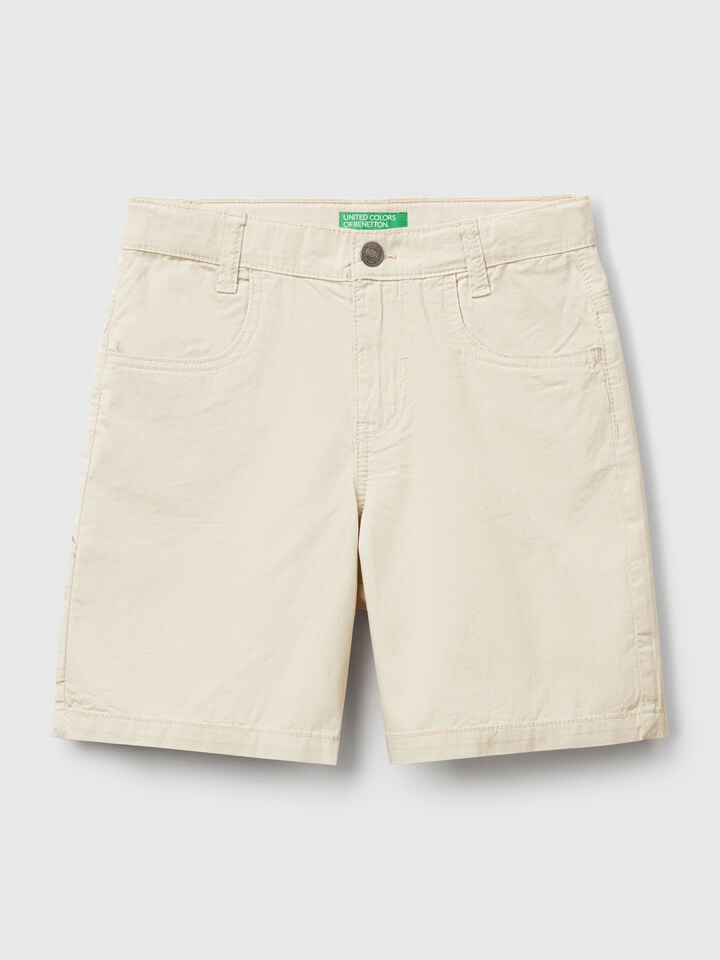 benetton Lightweight bermudas Beige