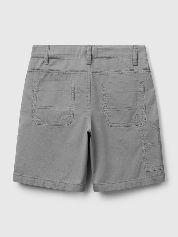 Benetton Lightweight Bermudas Gray