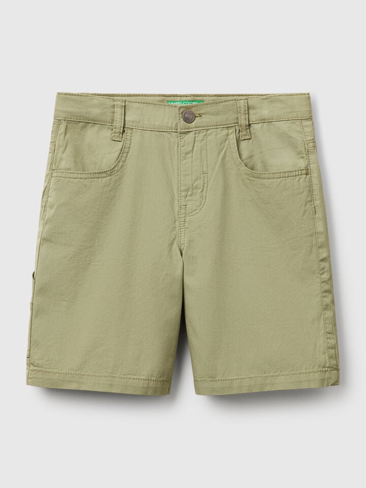 benetton Lightweight bermudas Olive Green