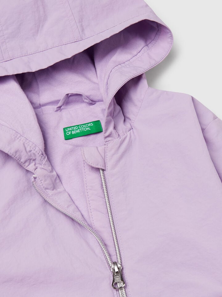 Benetton Lightweight "Rain Defender" Jacket Lilac