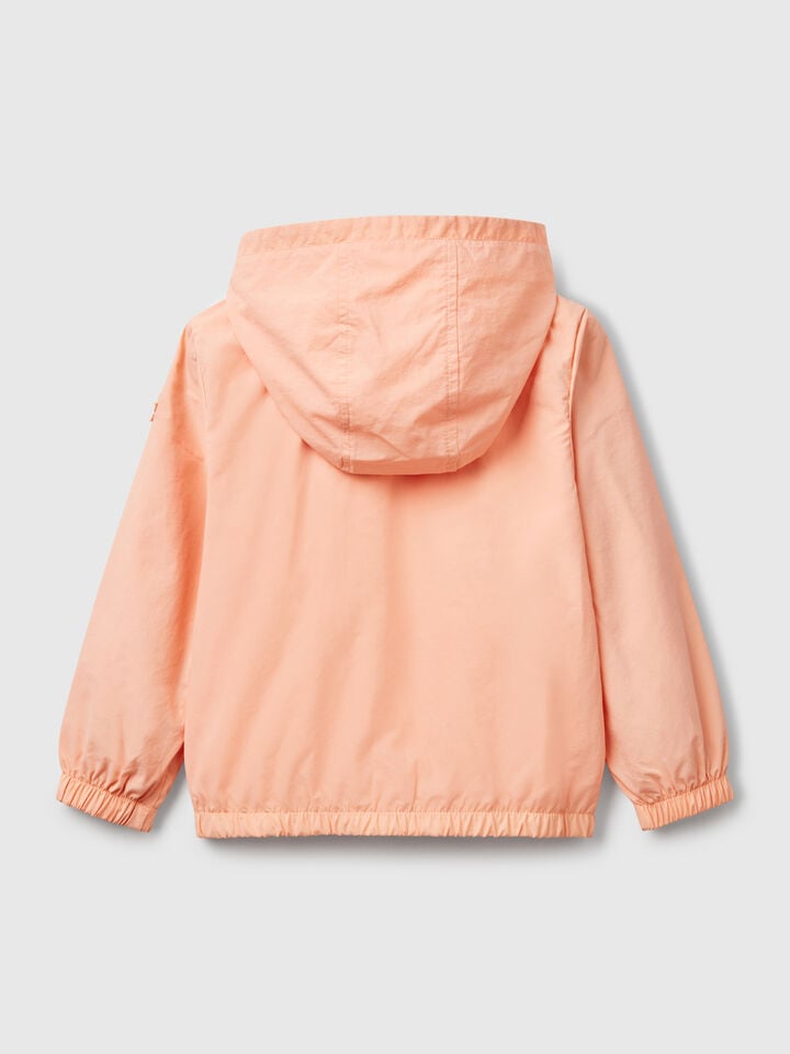 Benetton Lightweight "Rain Defender" Jacket Peach