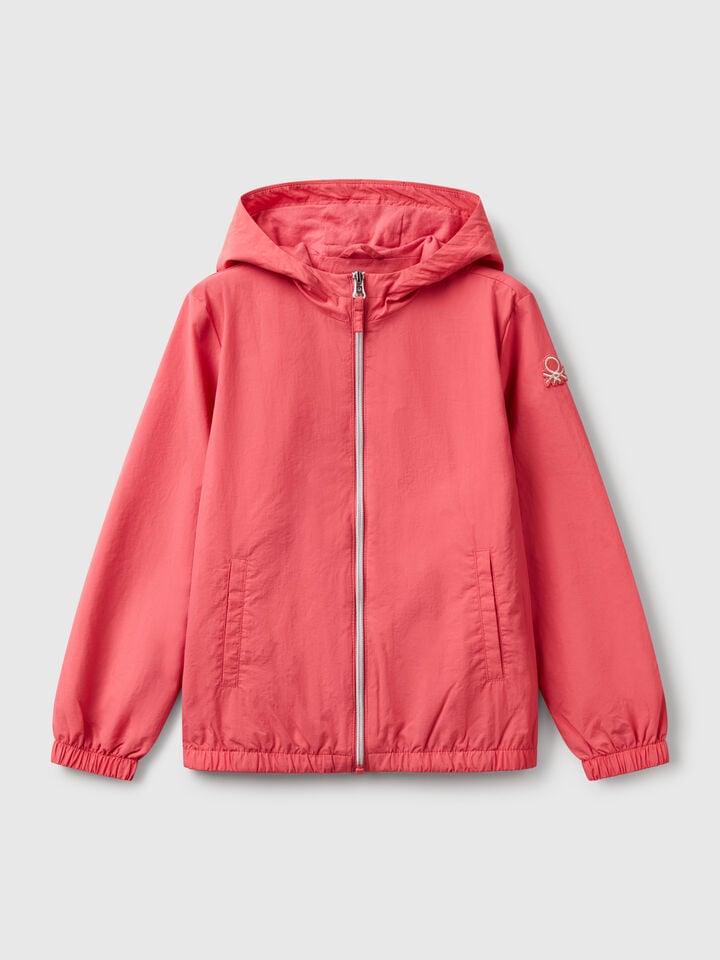 benetton Lightweight "Rain Defender" jacket Salmon