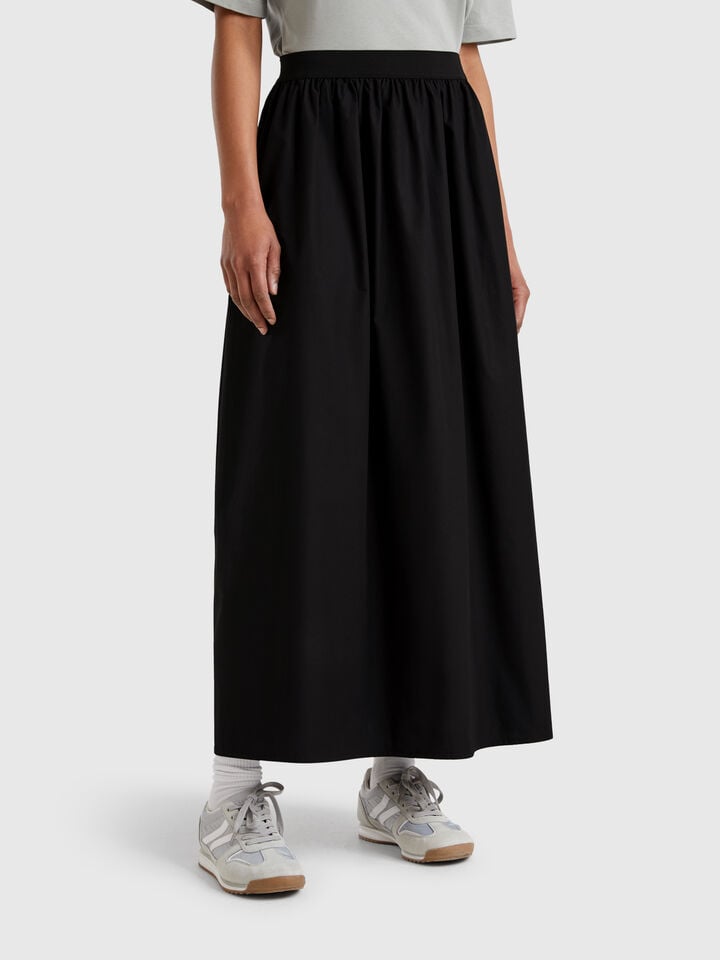 benetton Midi skirt Black