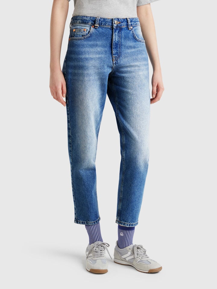 benetton Mom fit jeans Blue