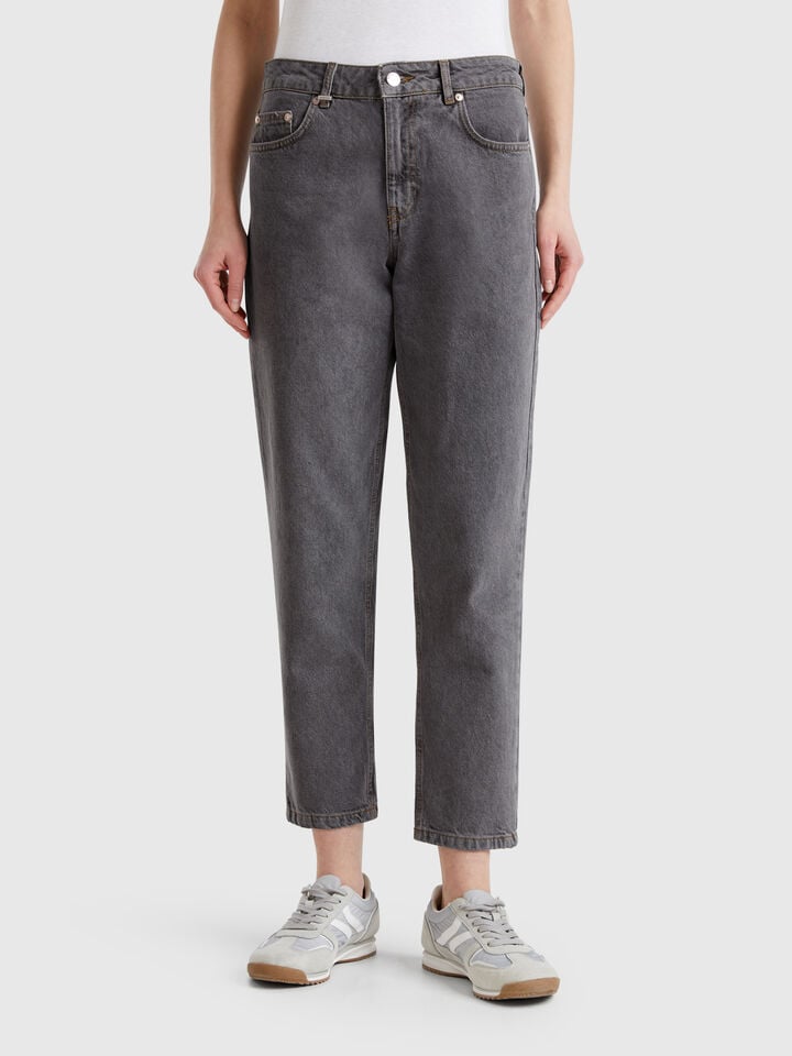 benetton Mom fit jeans Gray