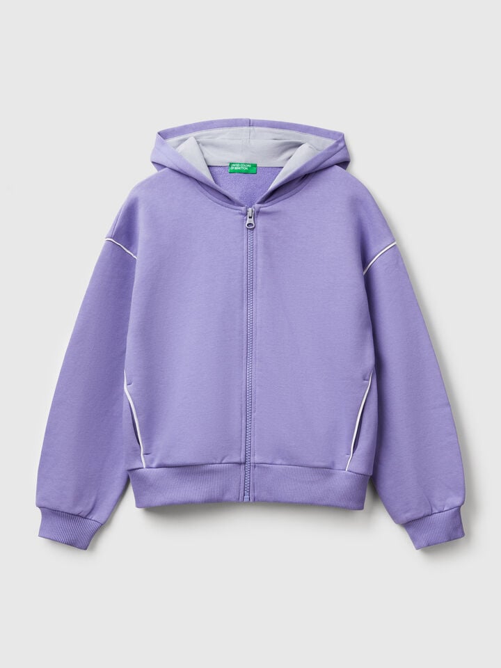 benetton Oversized fit hoodie Periwinkle