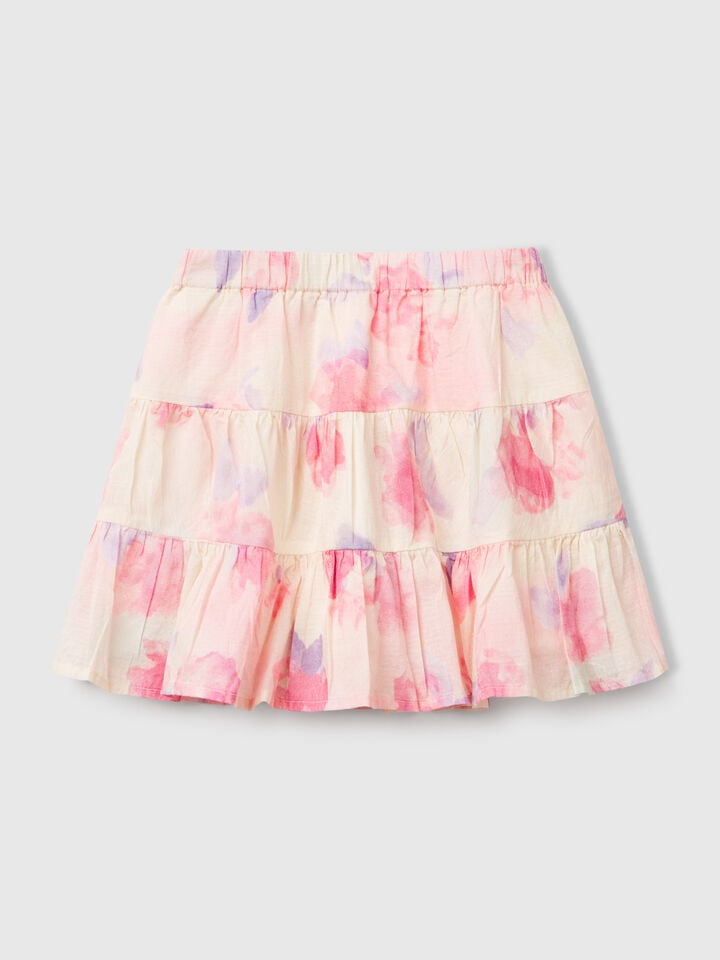 benetton Patterned miniskirt Multi-color