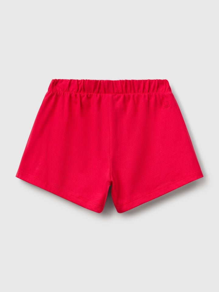Benetton Pure Cotton Culottes Fuchsia
