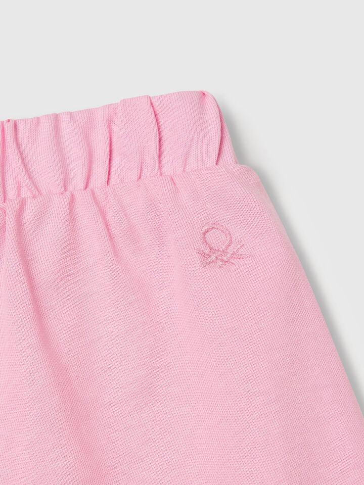 Benetton Pure Cotton Culottes Pink
