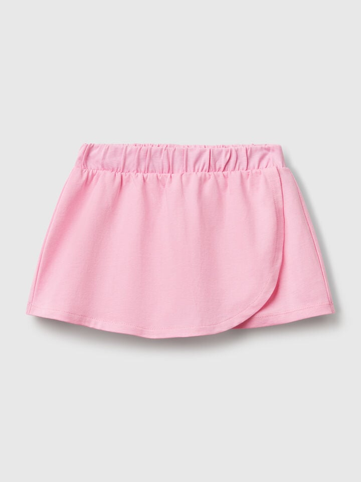 benetton Pure cotton culottes Pink