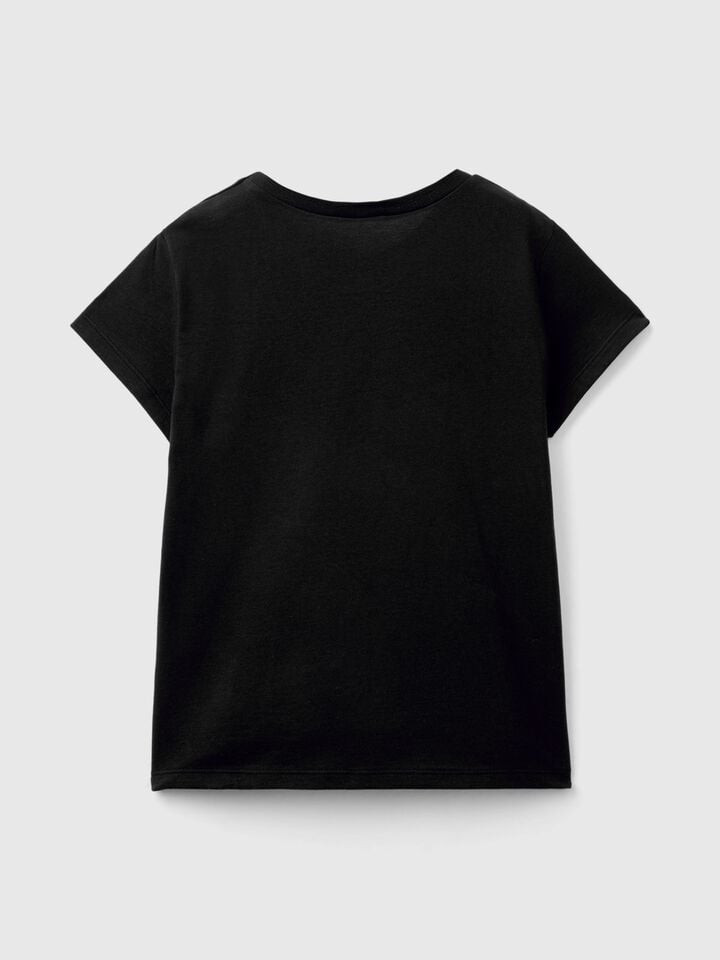 Benetton Pure Cotton T-shirt Black