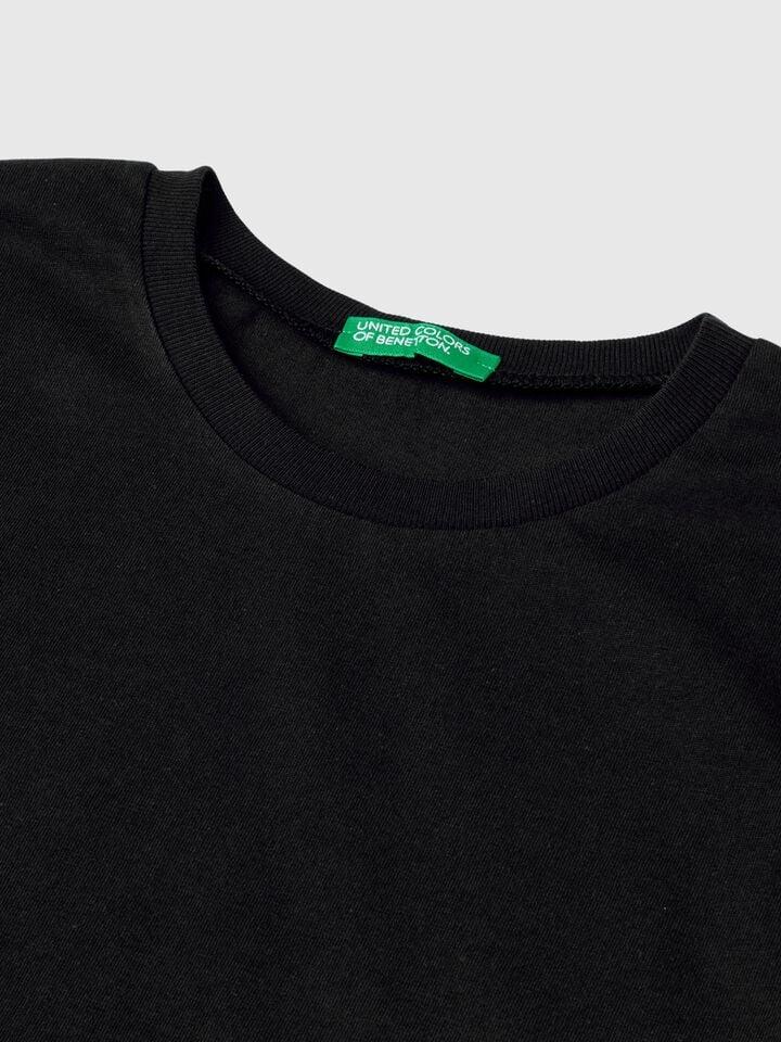 Benetton Pure Cotton T-shirt Black