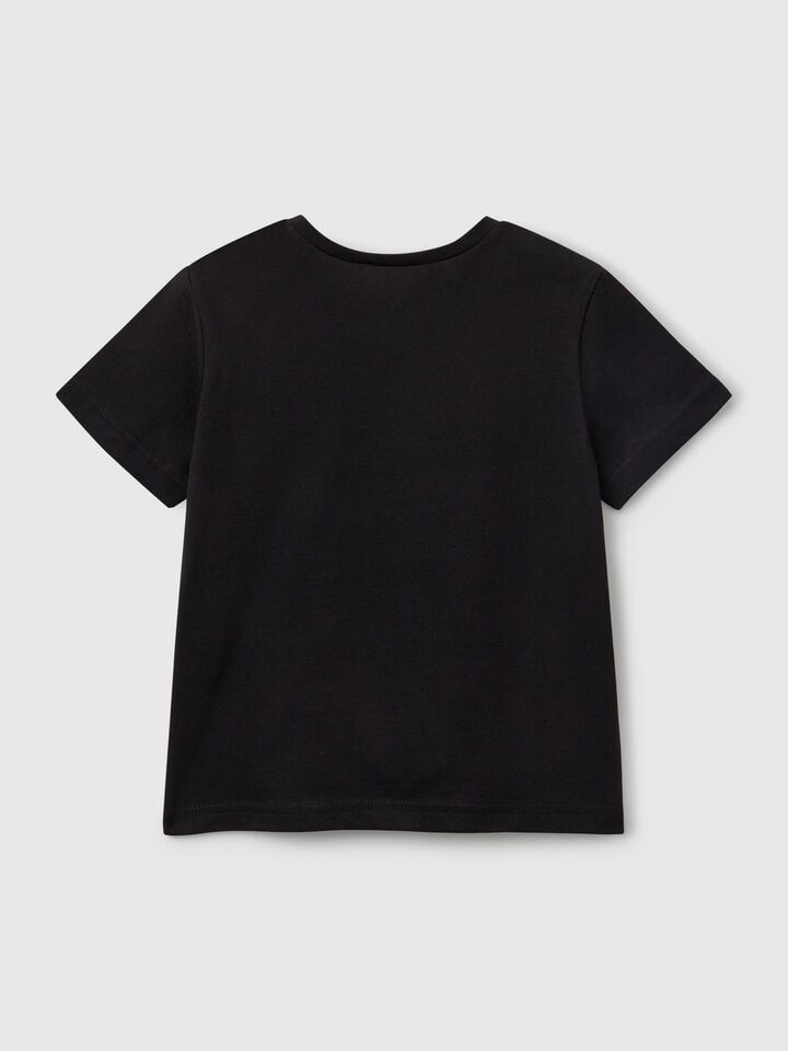 Benetton Pure Cotton T-shirt Black