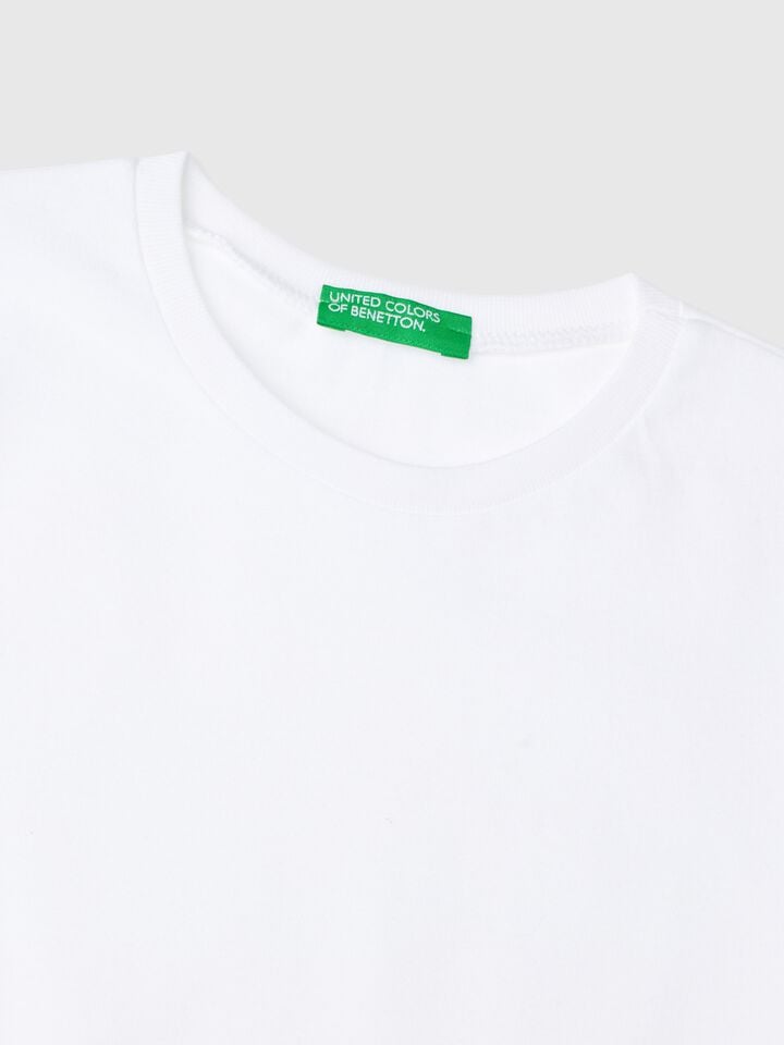 Benetton Pure Cotton T-shirt White