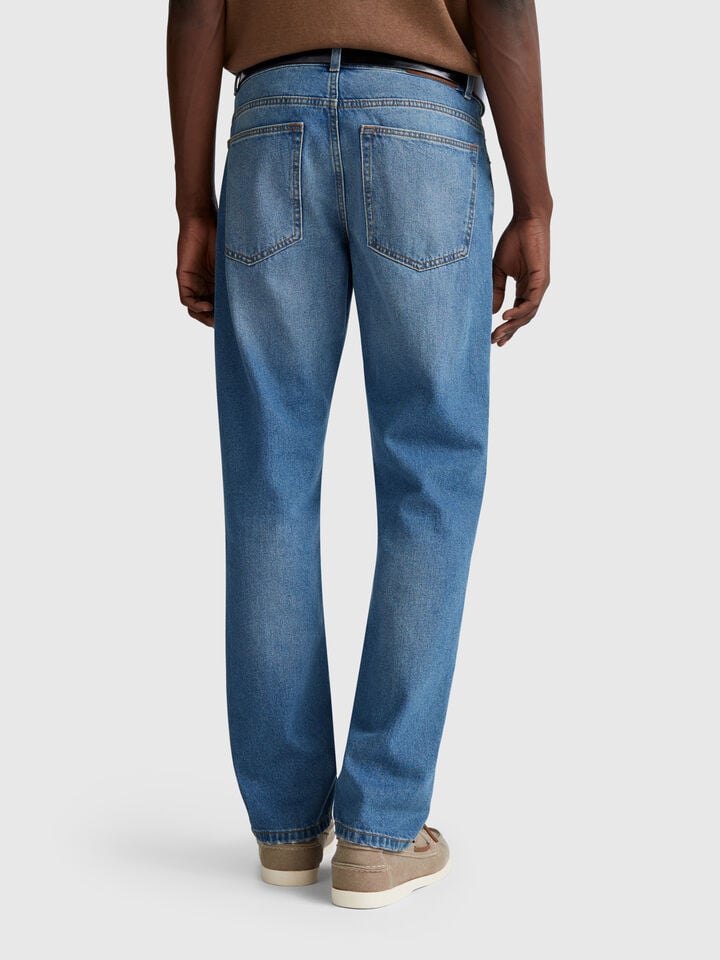 Benetton Regular Fit Jeans Blue