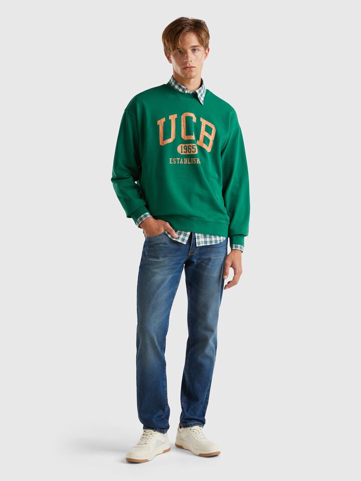 Benetton Regular Fit Jeans Dark Blue