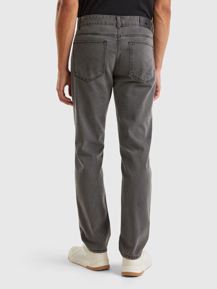 Benetton Regular Fit Jeans Dark Gray