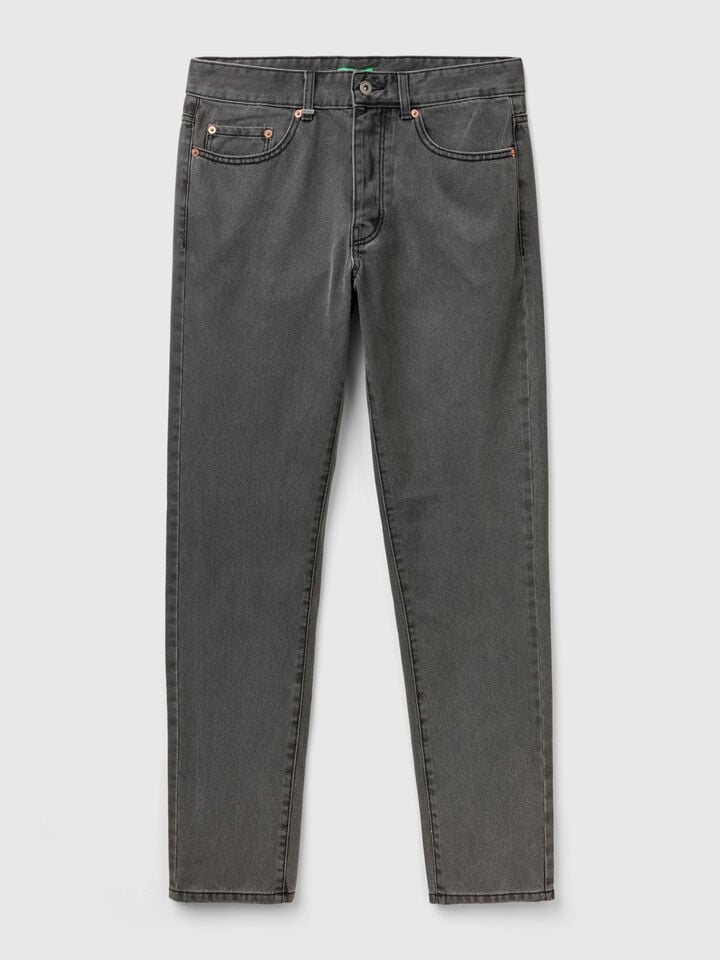 Benetton Regular Fit Jeans Dark Gray