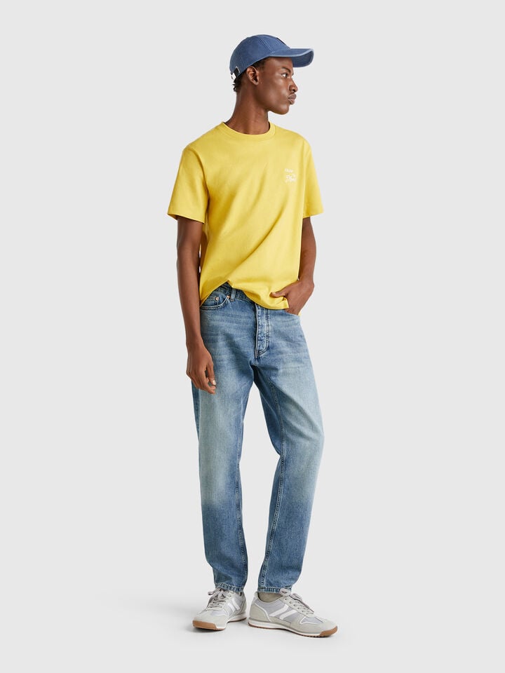 Benetton Regular Fit Jeans Light Blue